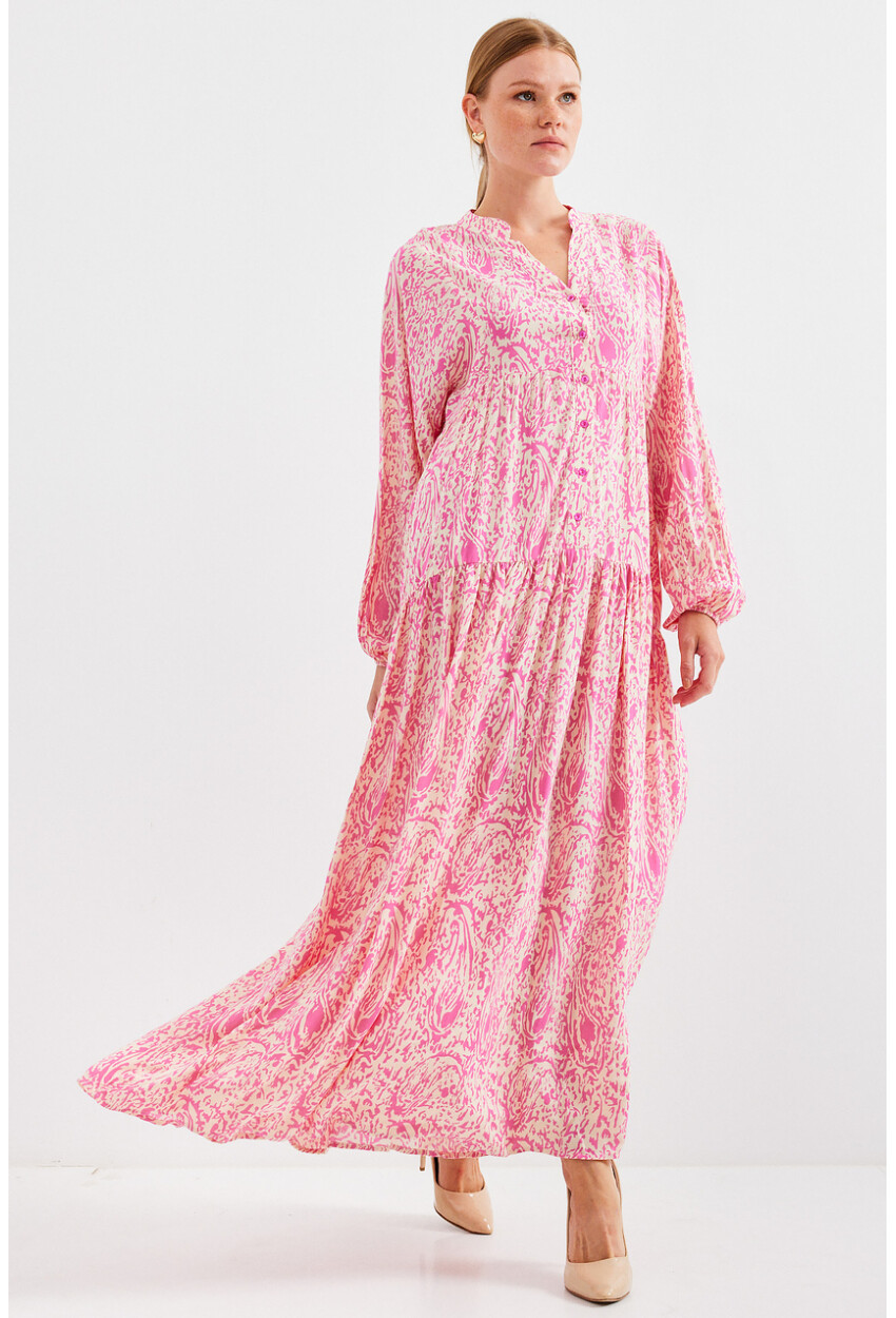 2423 Authentic Patterned Dress