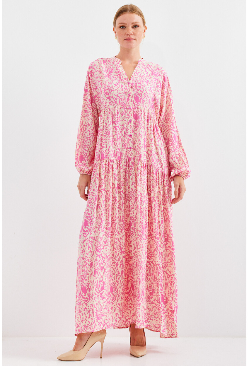 2423 Authentic Patterned Dress