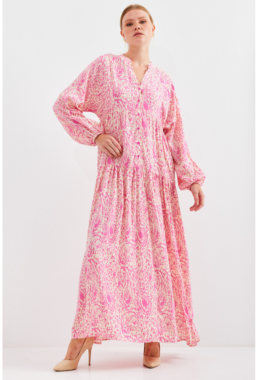 2423 Authentic Patterned Dress