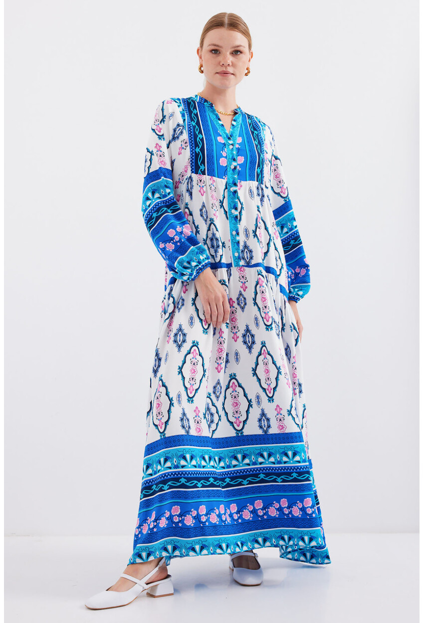 2423 Authentic Patterned Dress