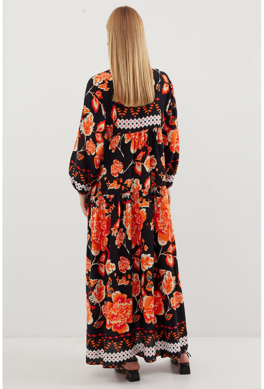 2423 Authentic Patterned Dress