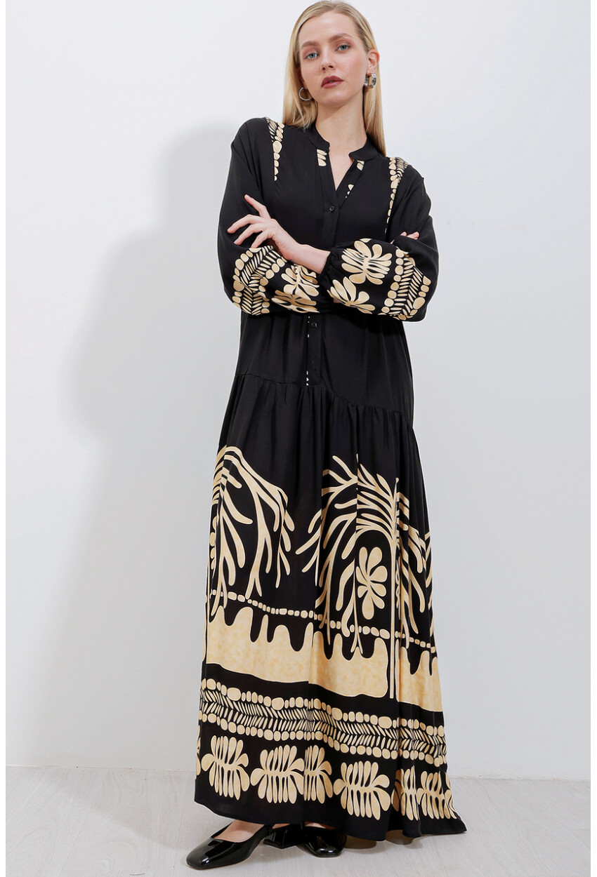 2423 Authentic Patterned Dress