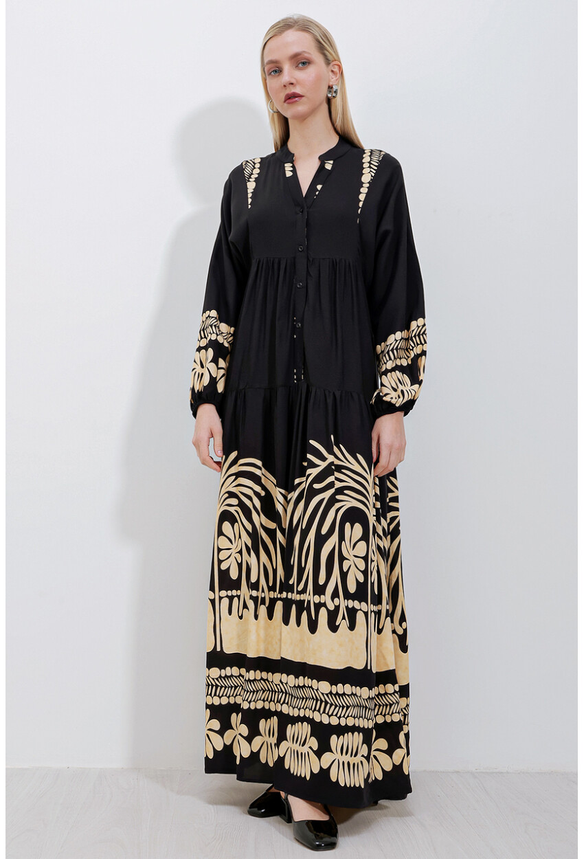 2423 Authentic Patterned Dress