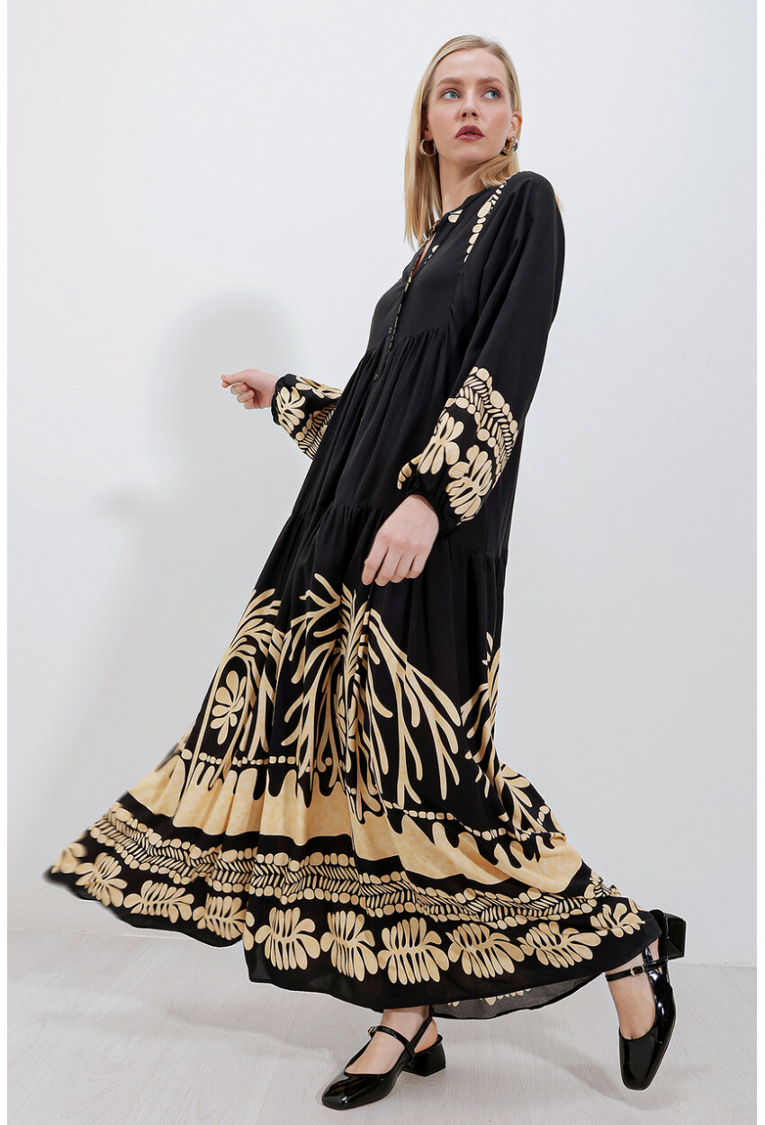 2423 Authentic Patterned Dress