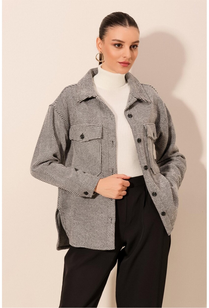 3958 Oversized Lumberjack Shirt