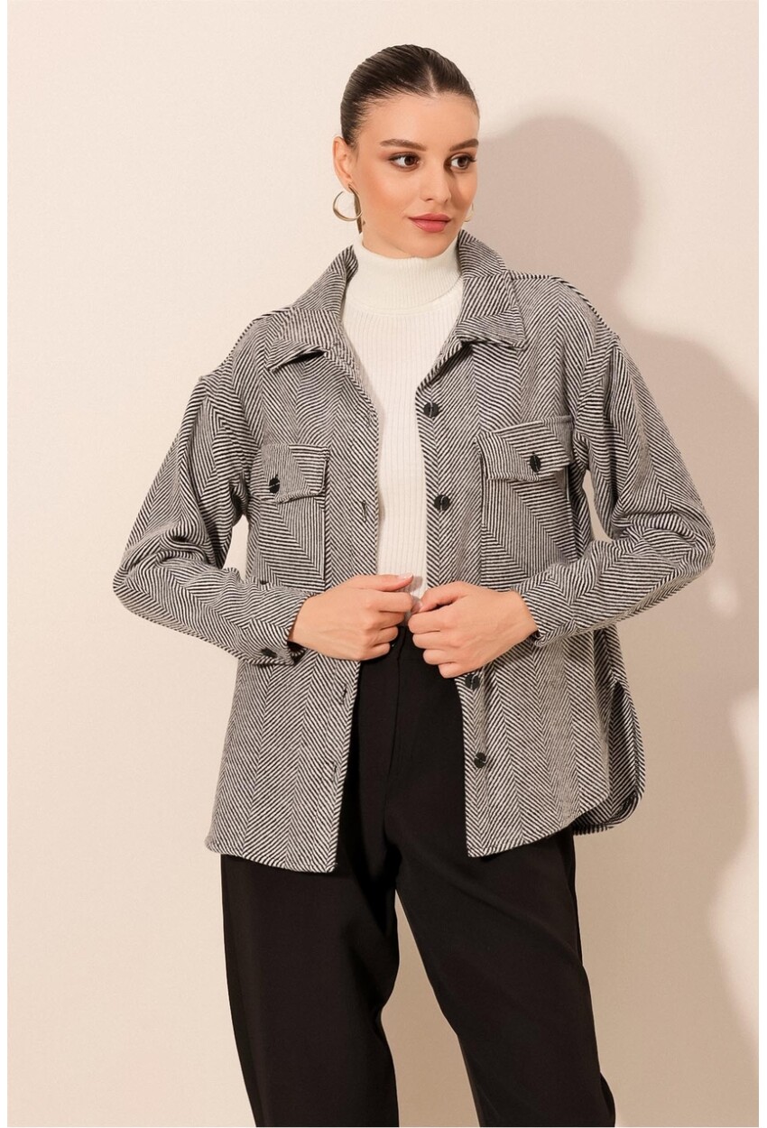 3958 Oversized Lumberjack Shirt