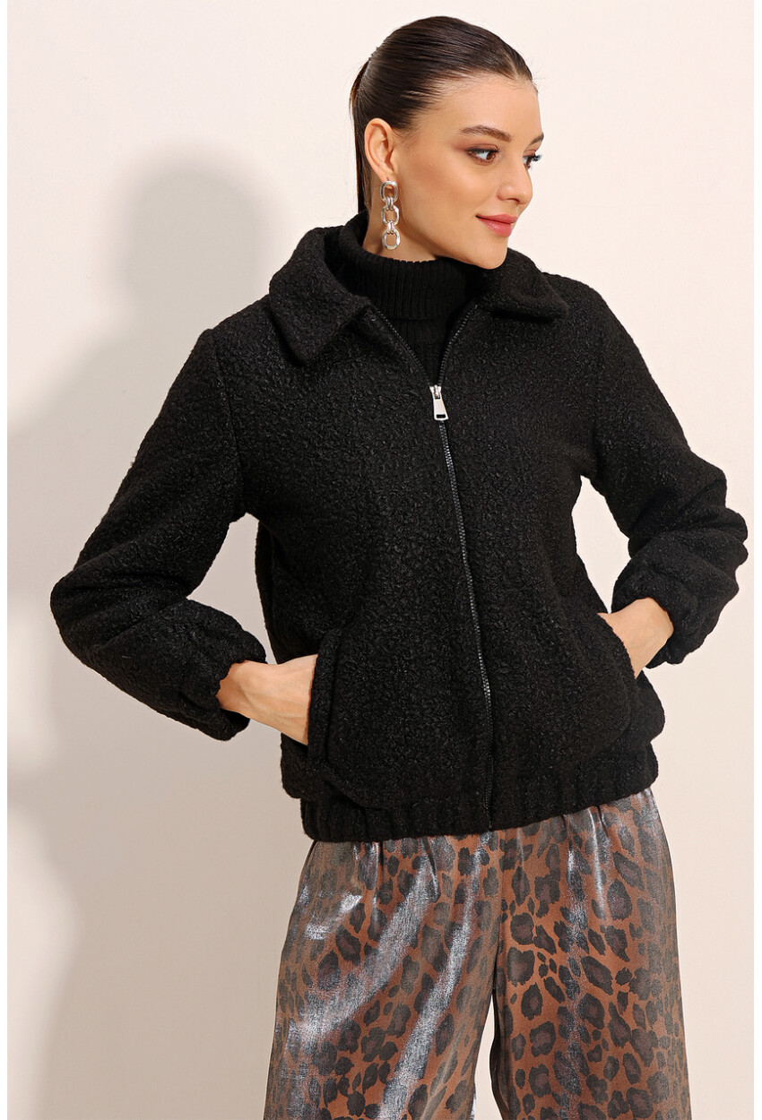 5175 Oversized Boucle Jacket
