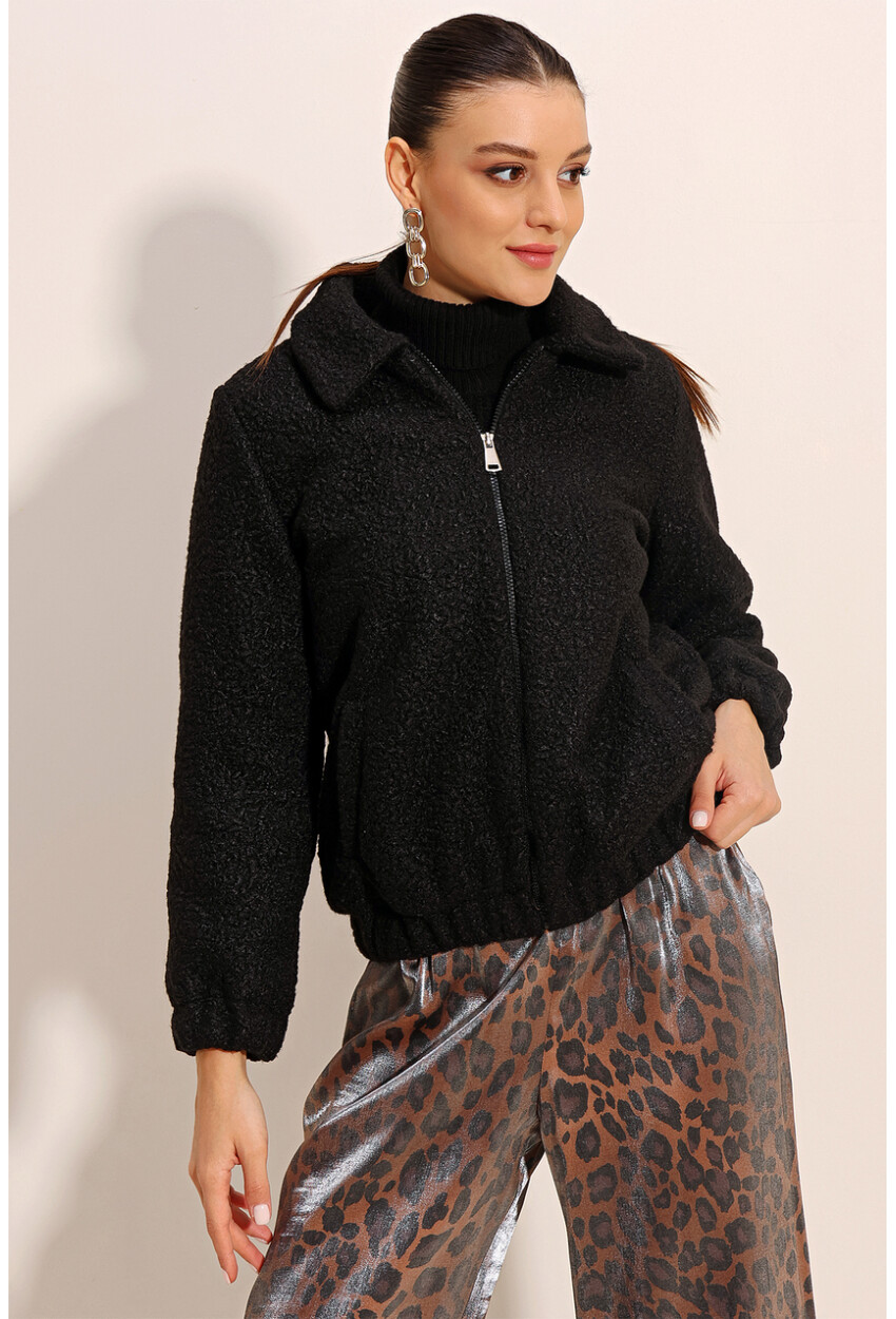 5175 Oversized Boucle Jacket