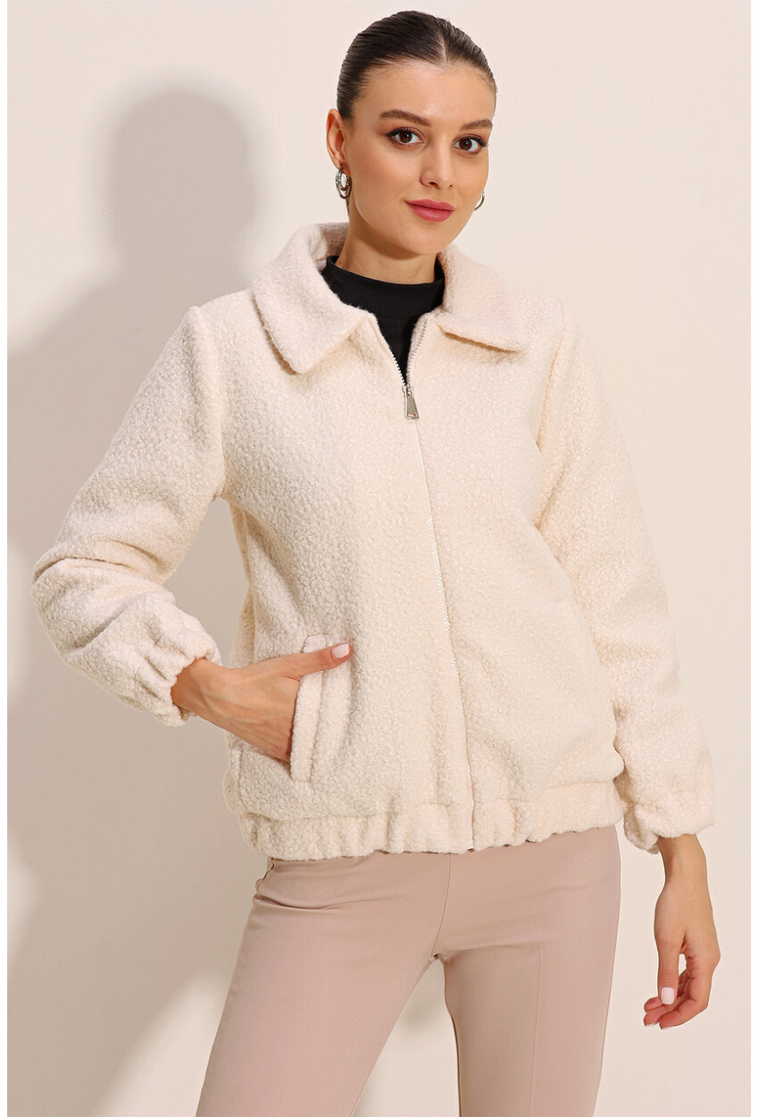 5175 Oversized Boucle Jacket