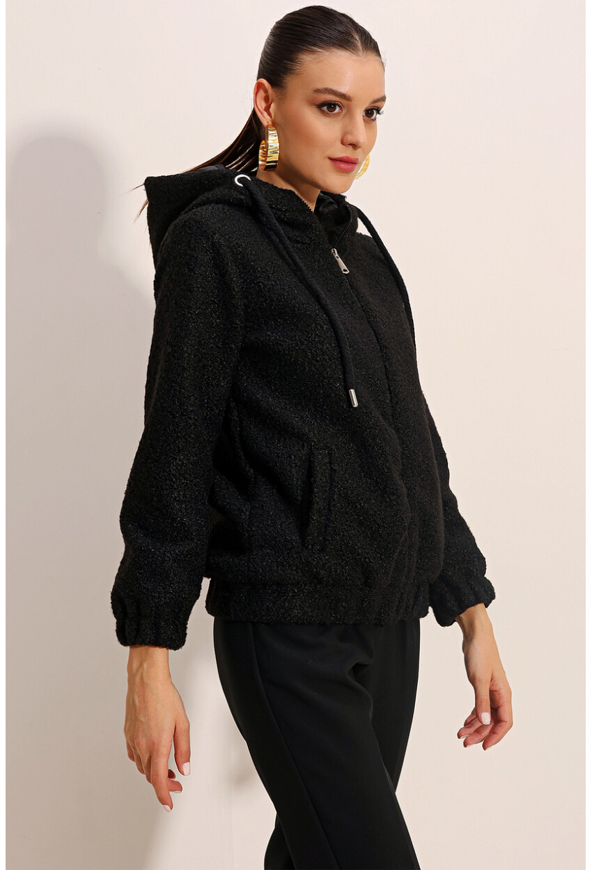 5180 Wide Fit Hooded Coat