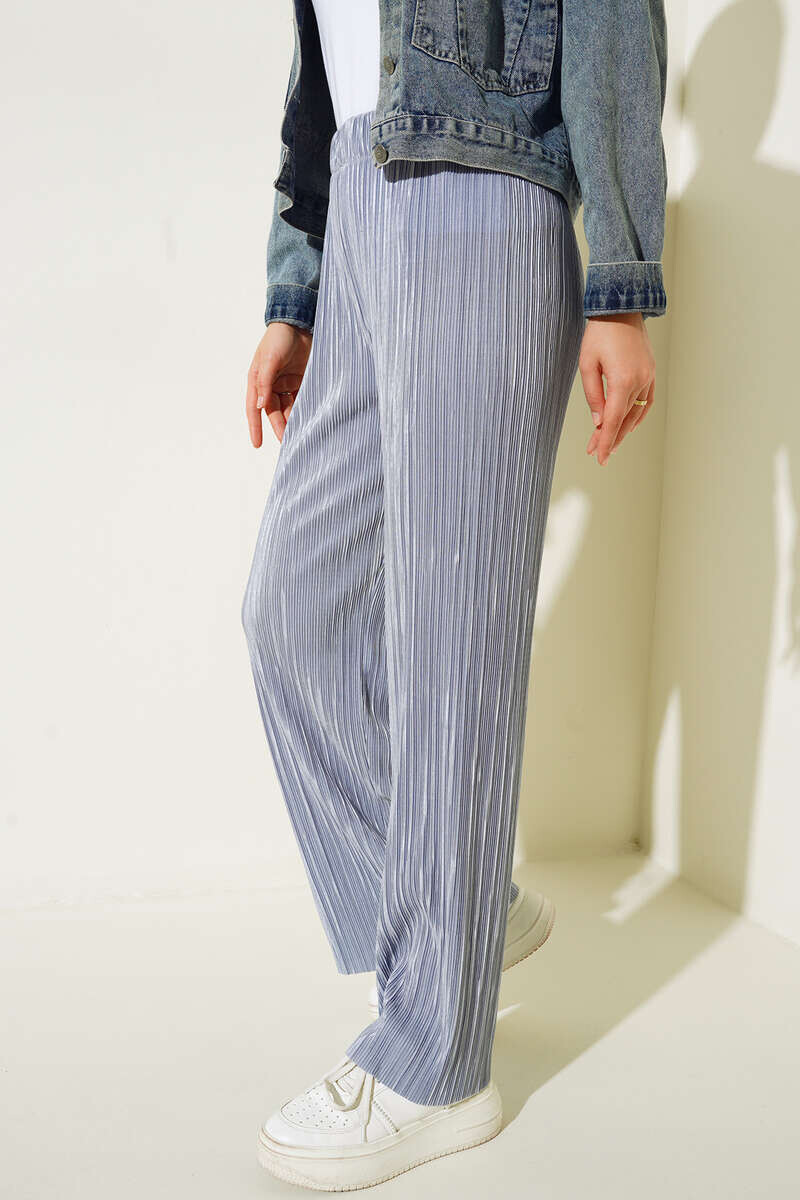 6606 Piliseli Parlak Pantolon