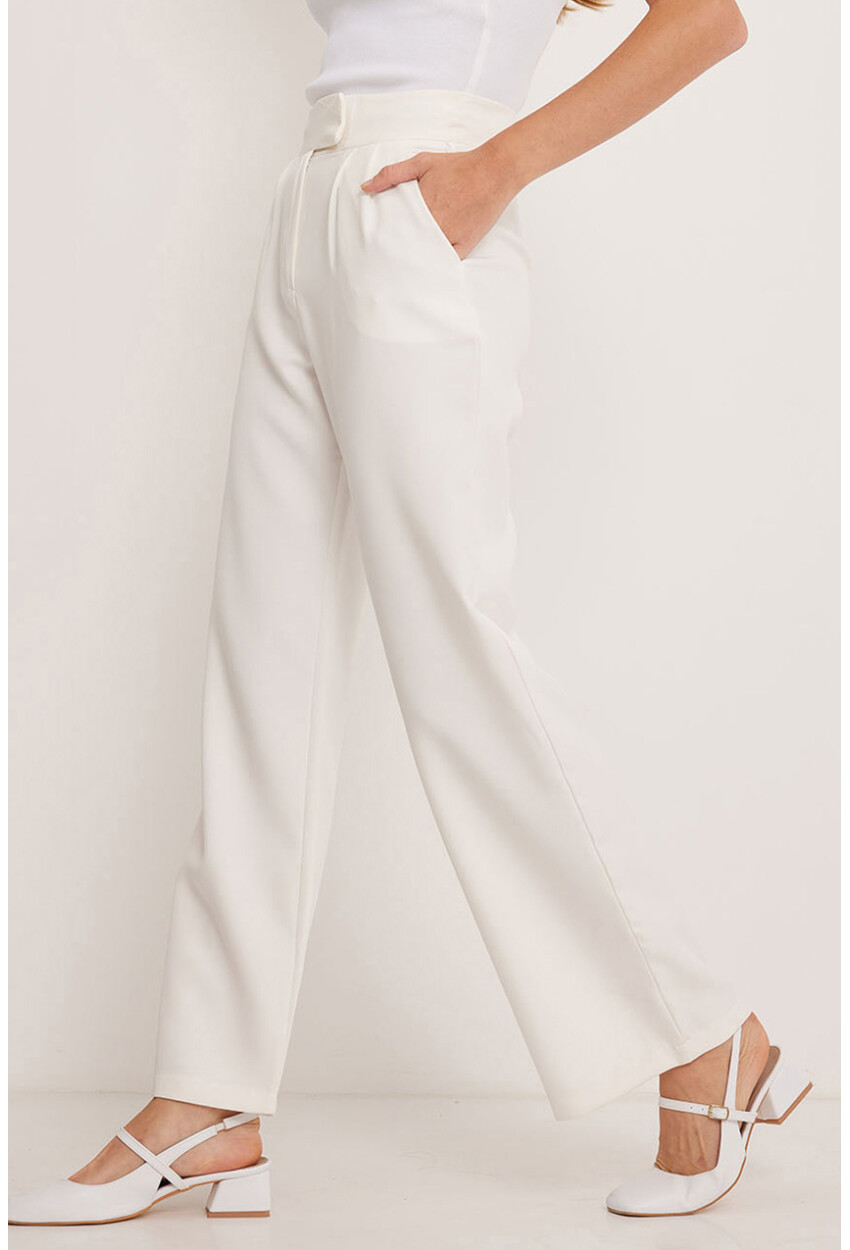 6612 High-Waist Fabric Pants