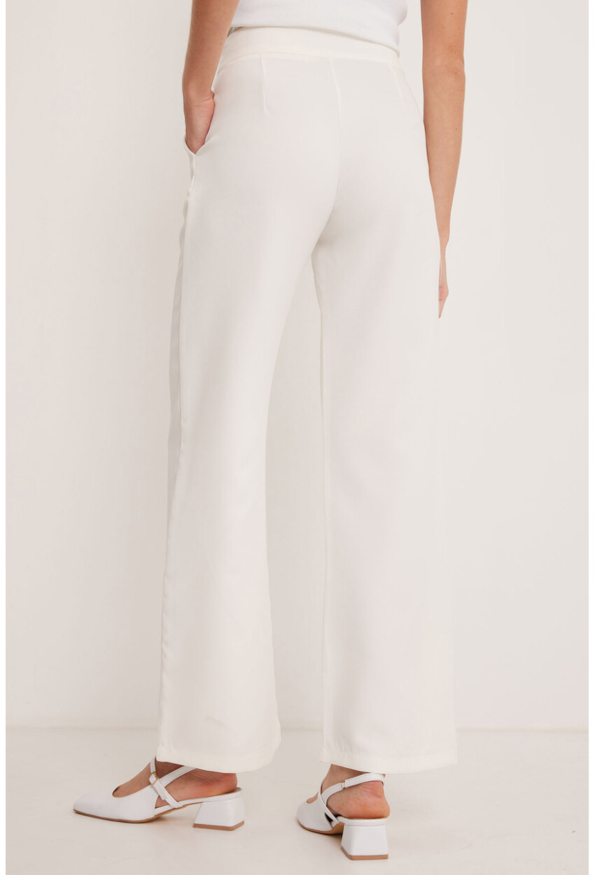 6612 High-Waist Fabric Pants