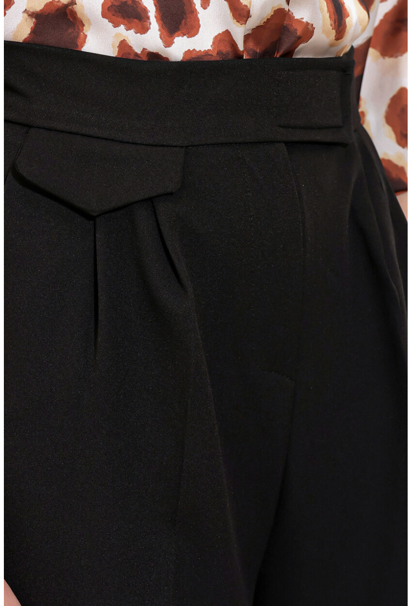 6645 High-Waist Velcro Palazzo Pants
