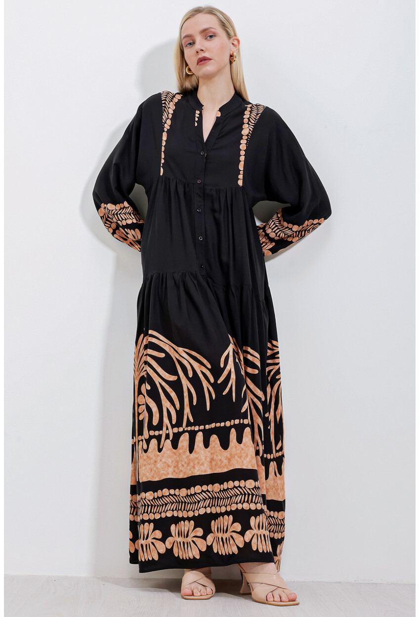 2423 Authentic Patterned Dress