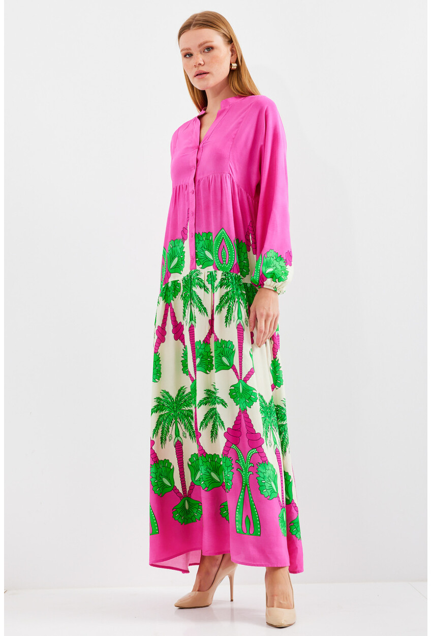 2423 Authentic Patterned Dress