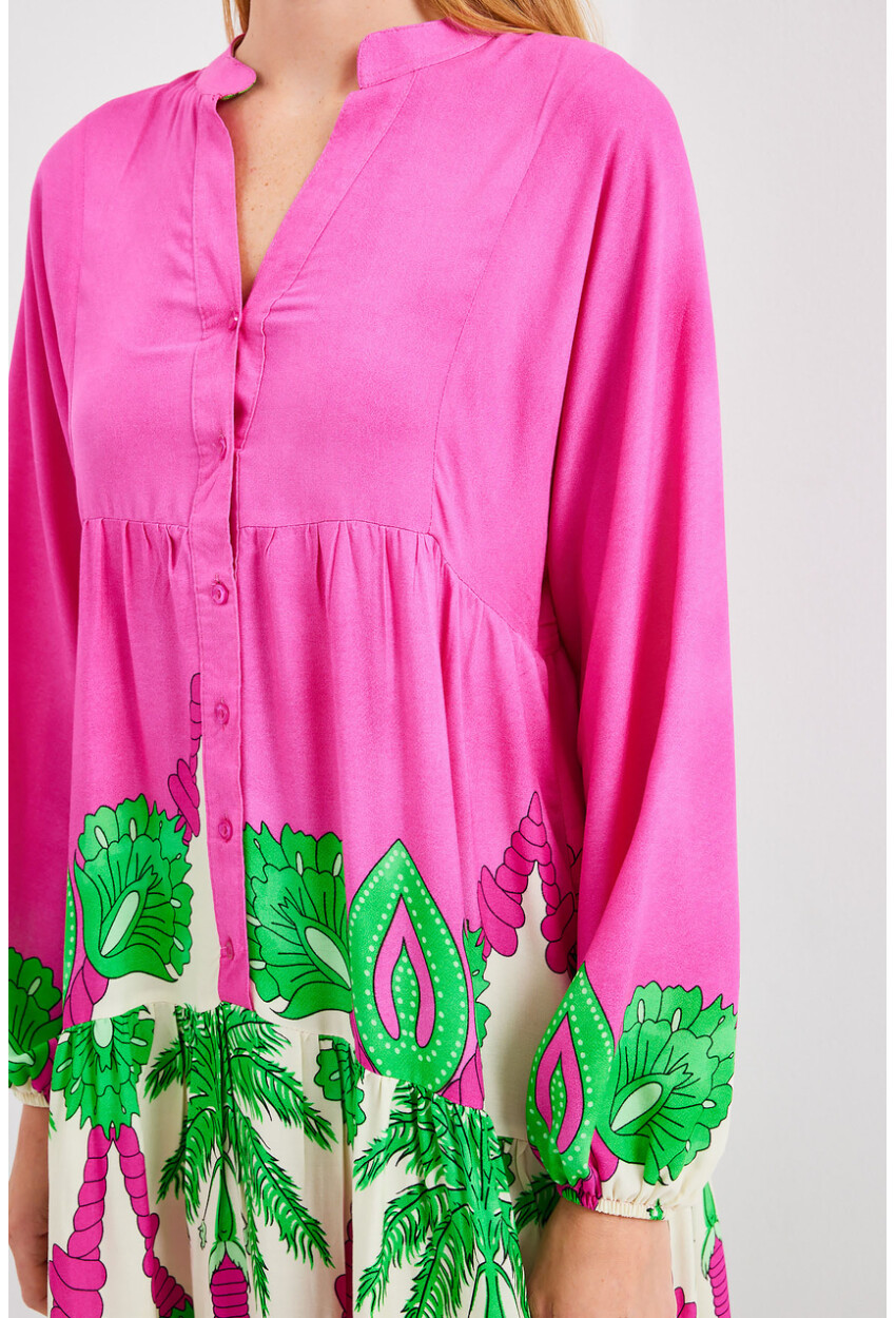 2423 Authentic Patterned Dress