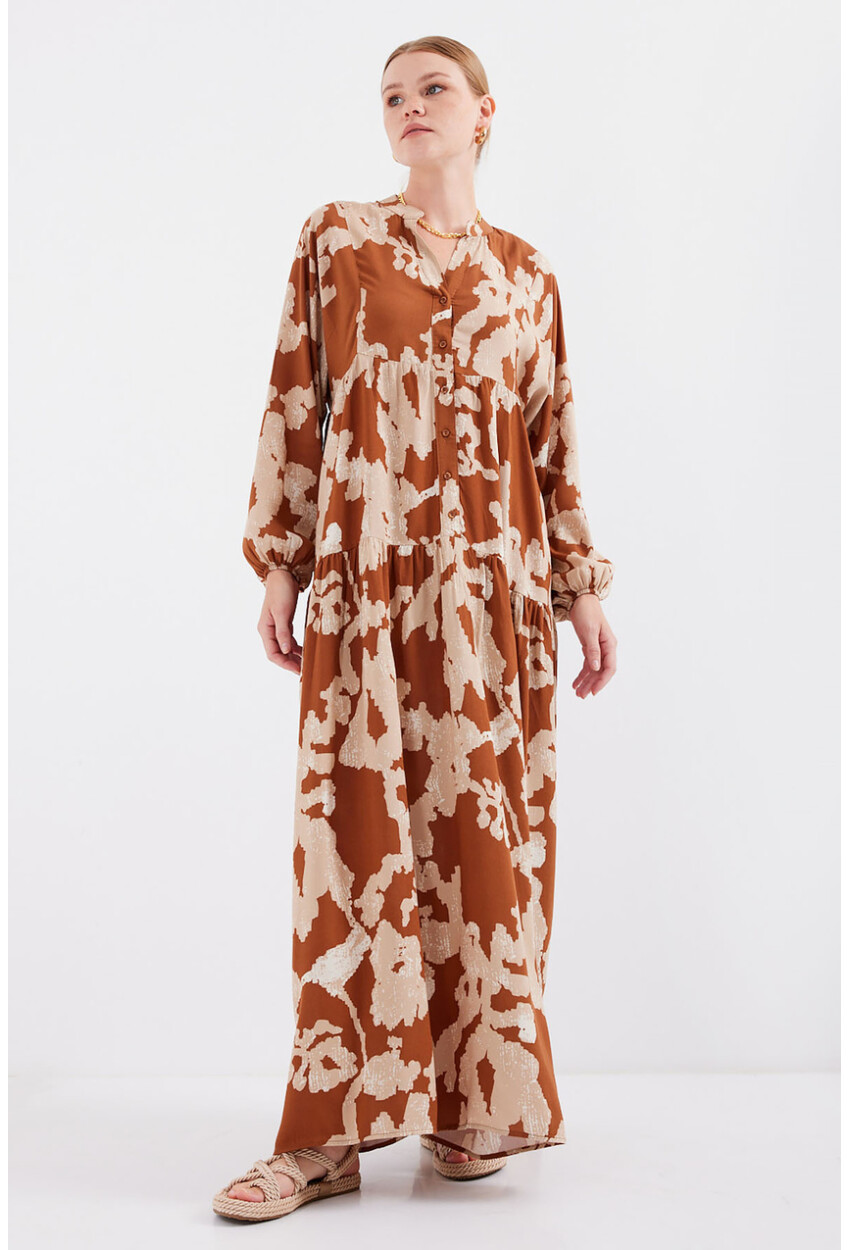 2423 Authentic Patterned Dress