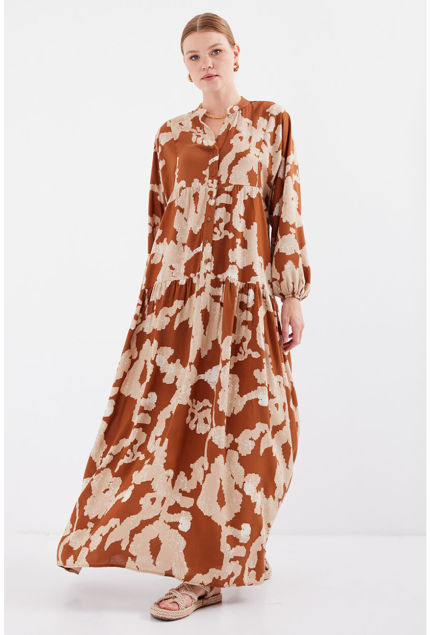 2423 Authentic Patterned Dress