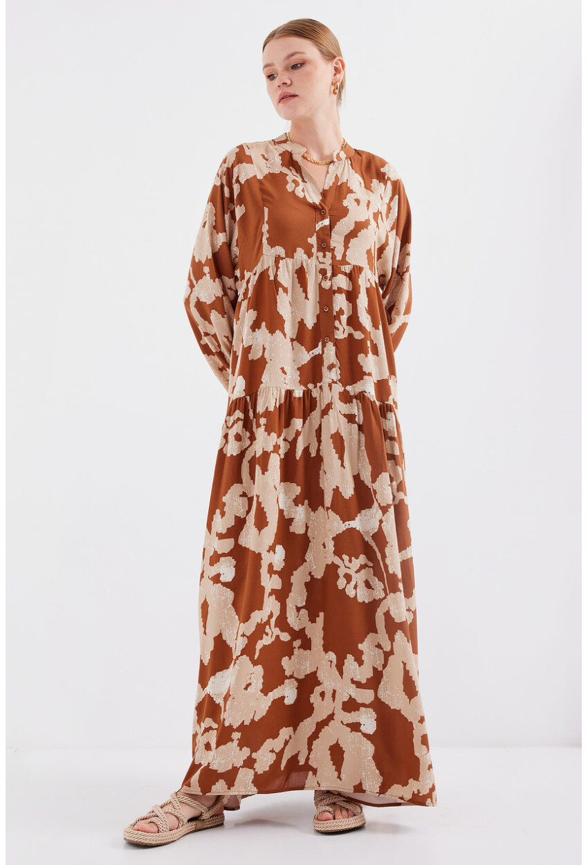 2423 Authentic Patterned Dress
