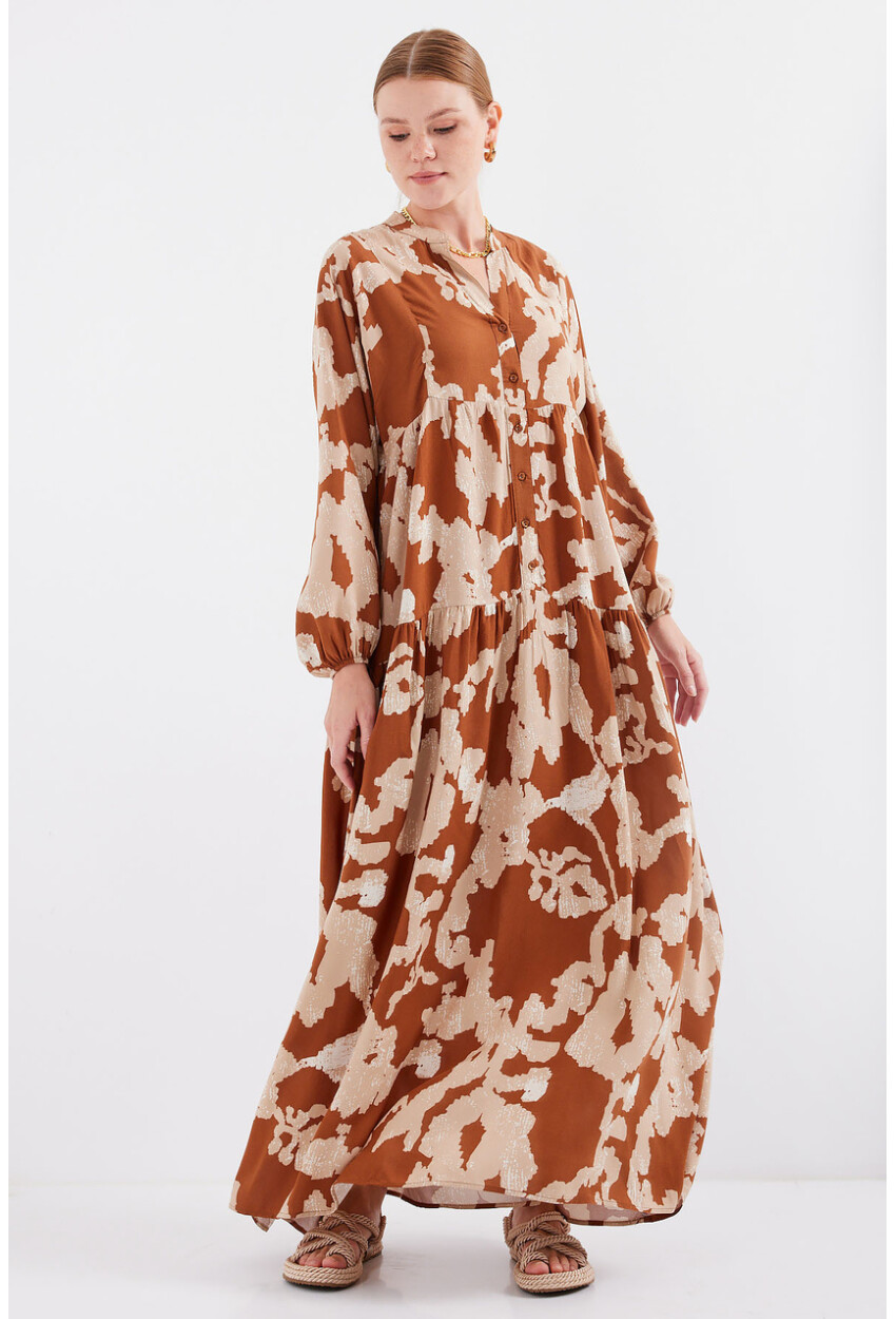 2423 Authentic Patterned Dress