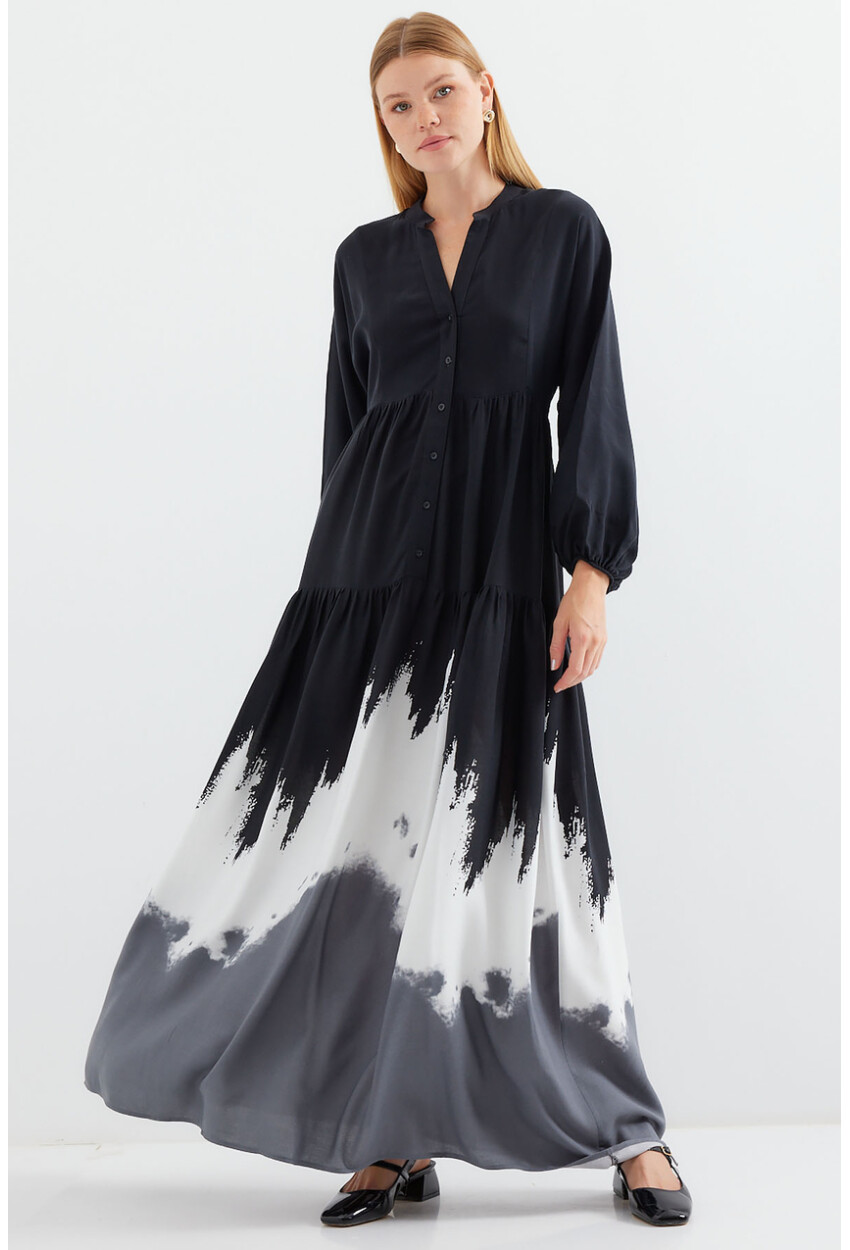 2423 Authentic Patterned Dress