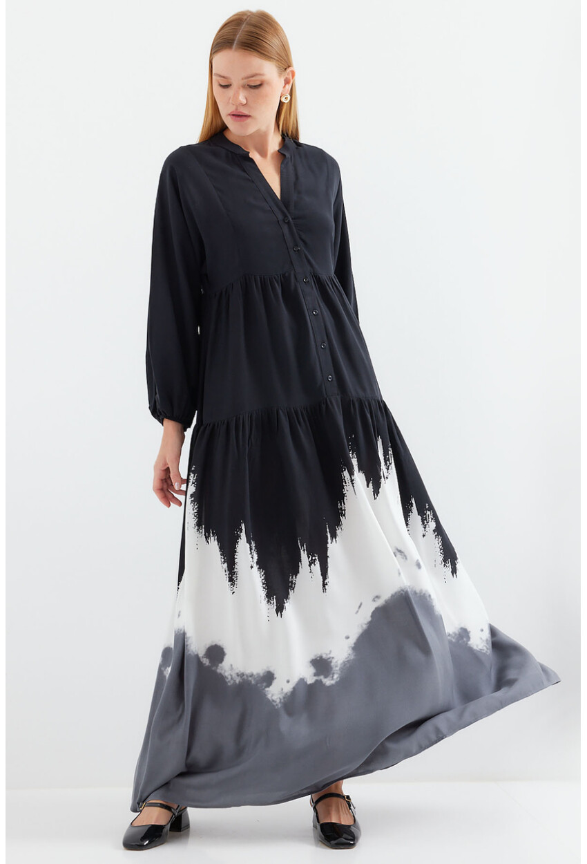 2423 Authentic Patterned Dress
