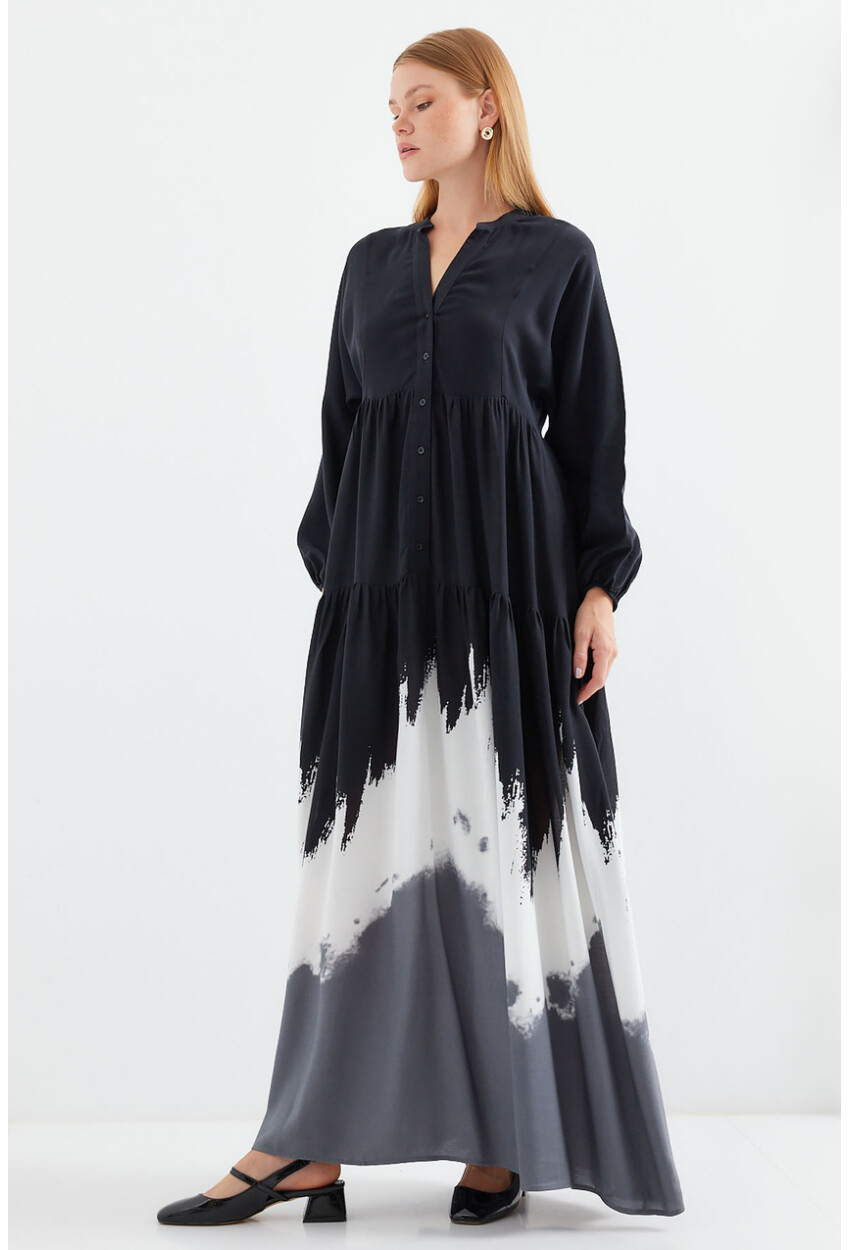 2423 Authentic Patterned Dress