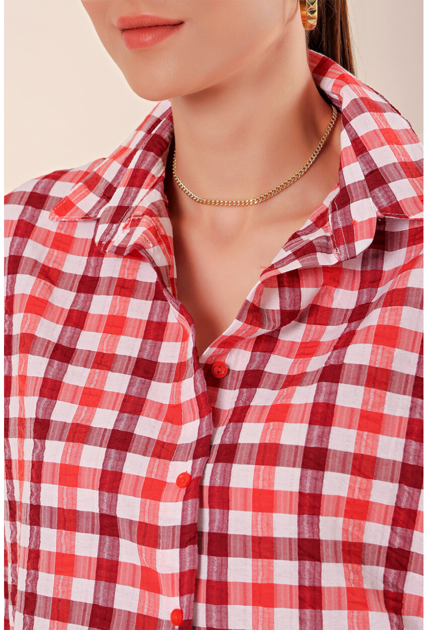 3900 Oversized Long Basic Shirt