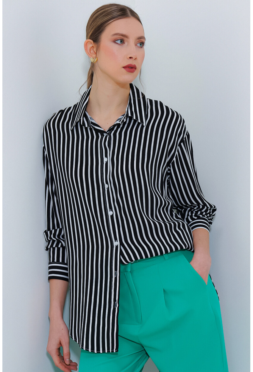 3900 Oversized Long Basic Shirt