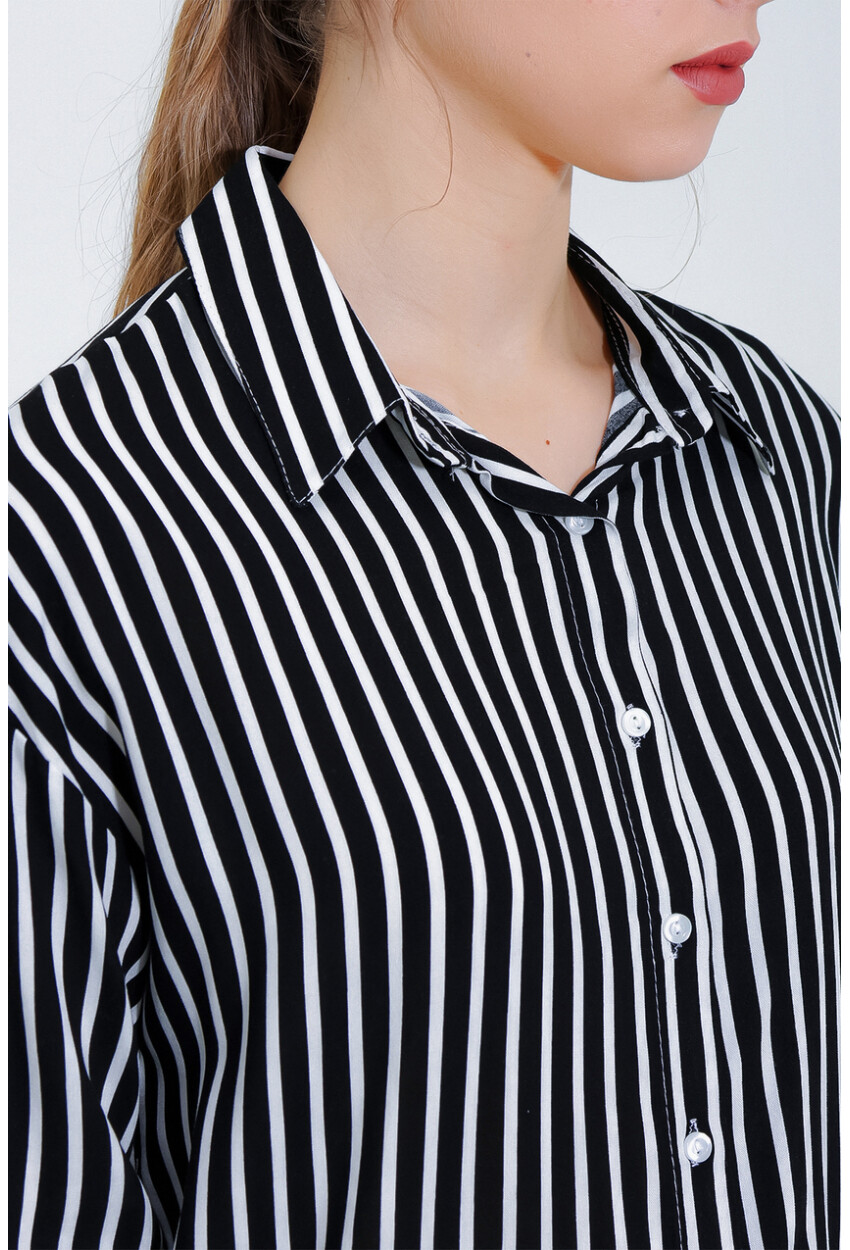 3900 Oversized Long Basic Shirt