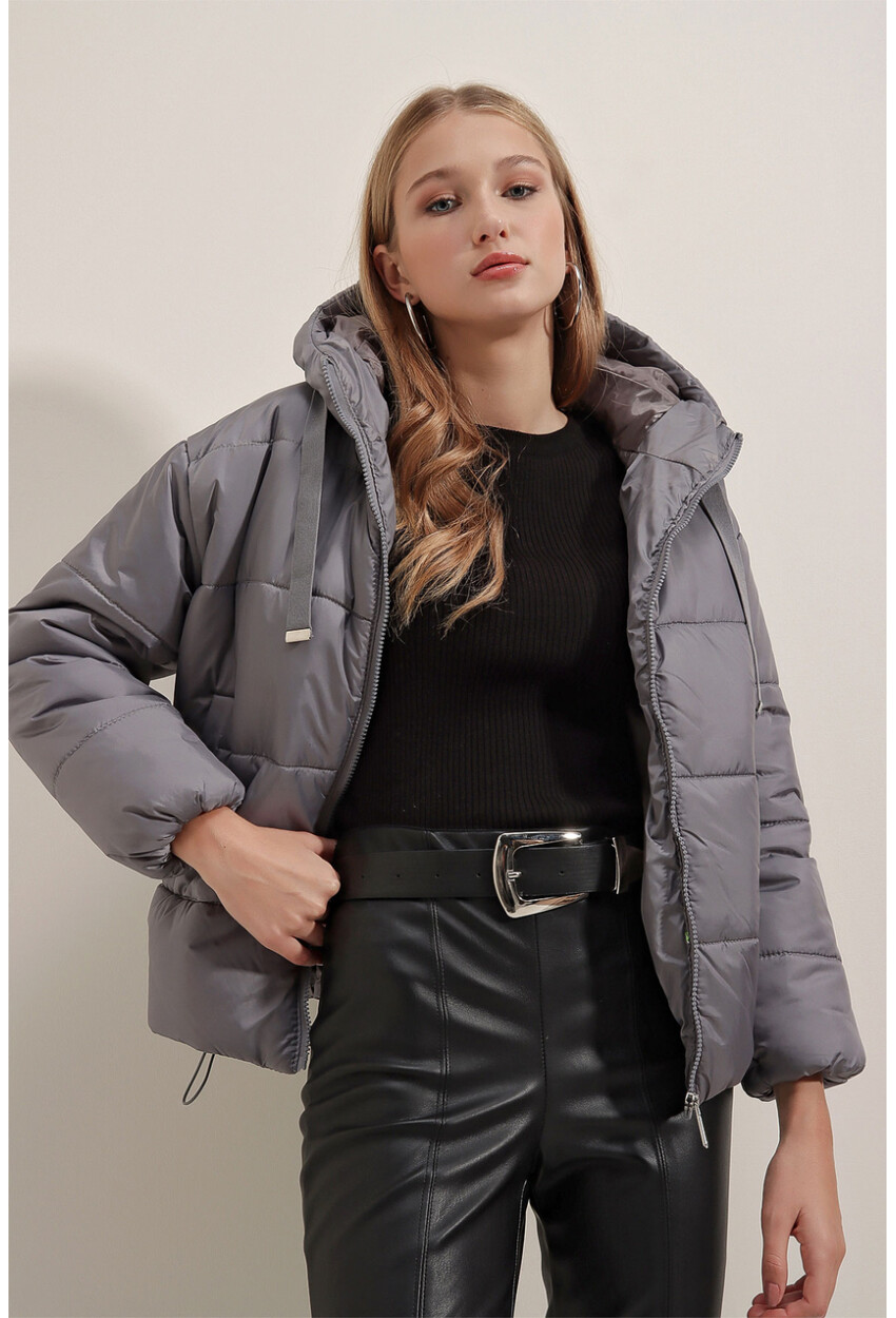 5117 Hooded Puffer Coat