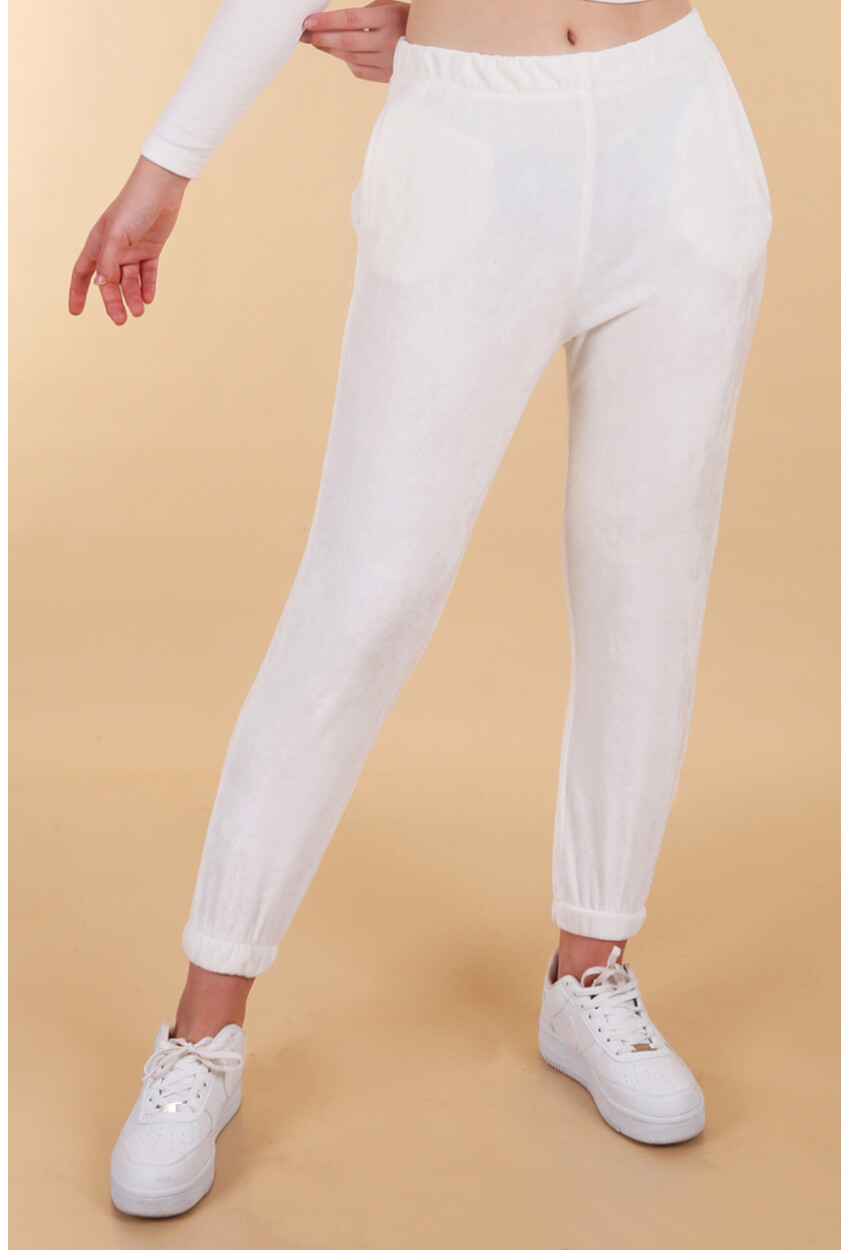 55370 Kadife Jogger Eşofman