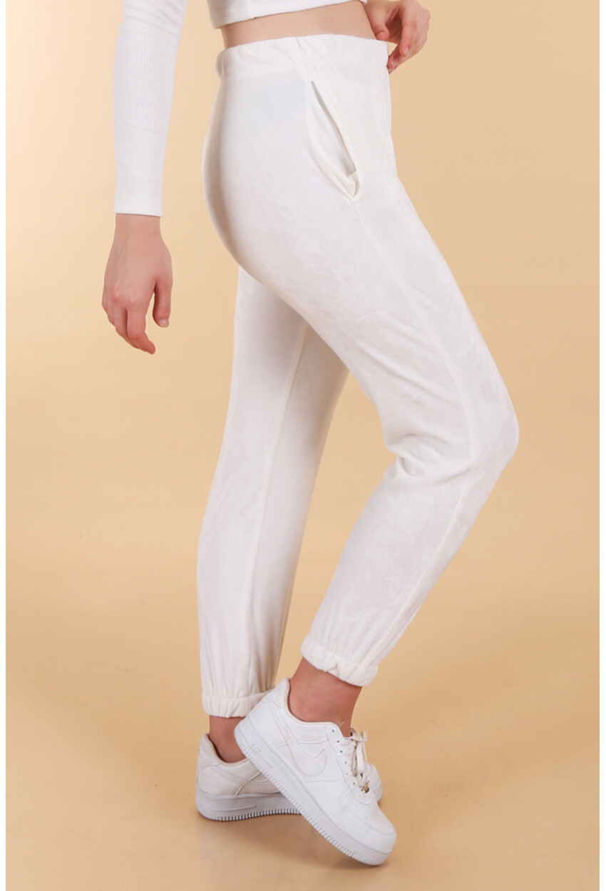 55370 Kadife Jogger Eşofman