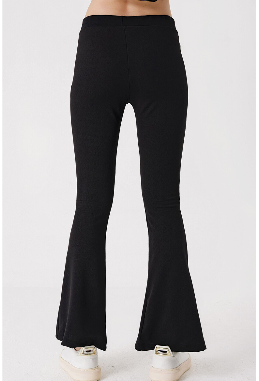 6548 Slit Flared Pants