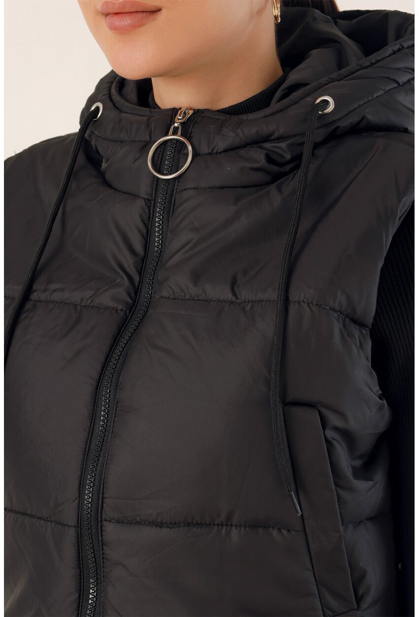 6789 Crop Puffer Vest