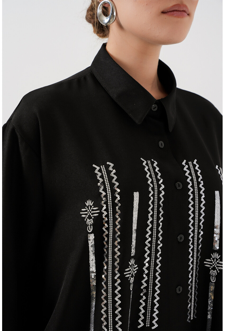 Desenli Tunik Pantolon İkili Takım 6720