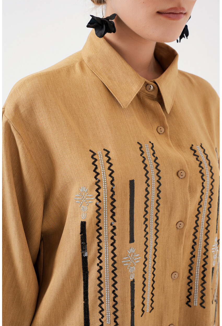 Desenli Tunik Pantolon İkili Takım 6720
