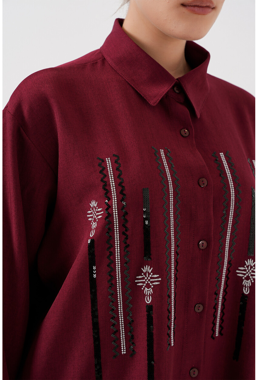Desenli Tunik Pantolon İkili Takım 6720