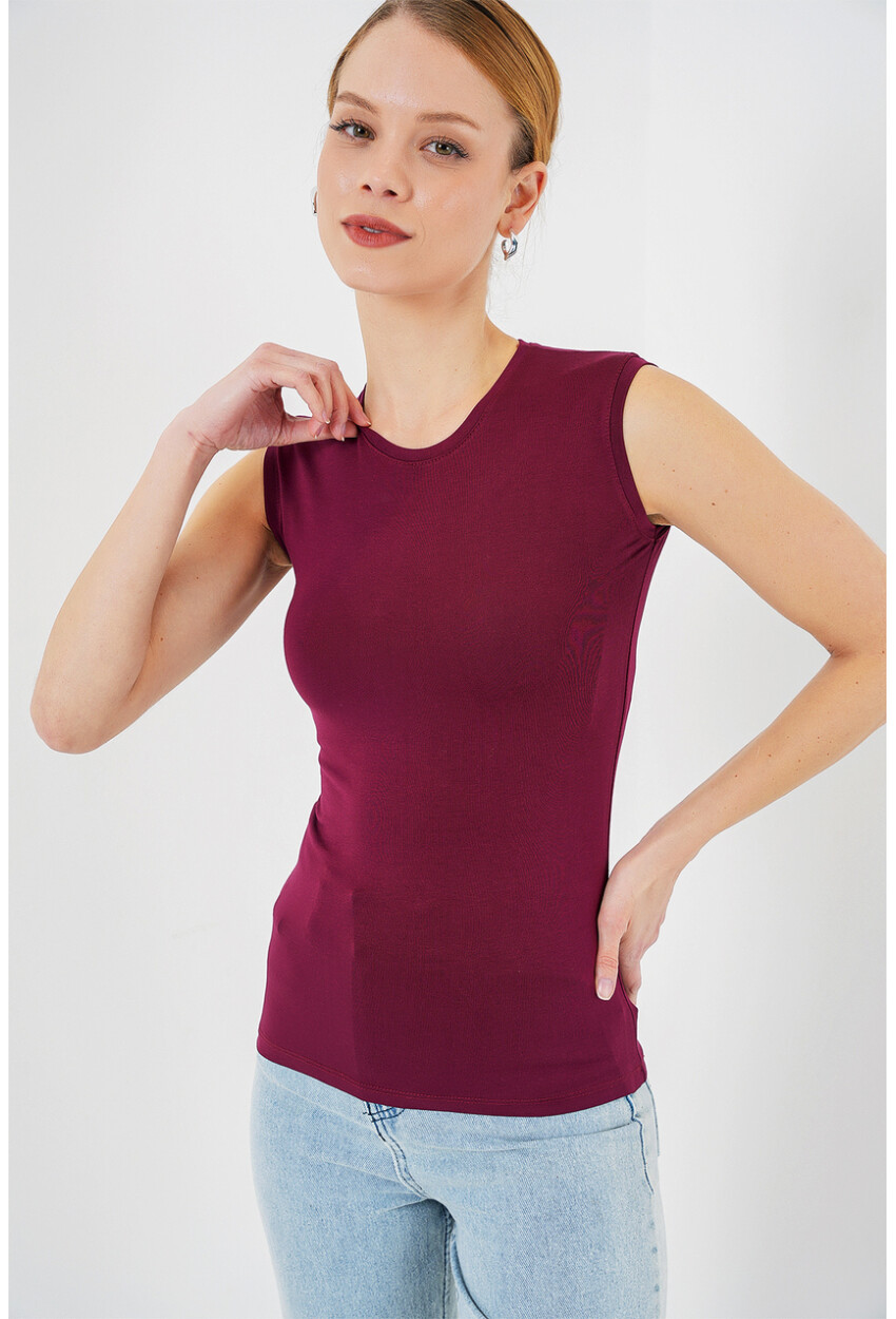 Kadın Kolsuz Body 4347