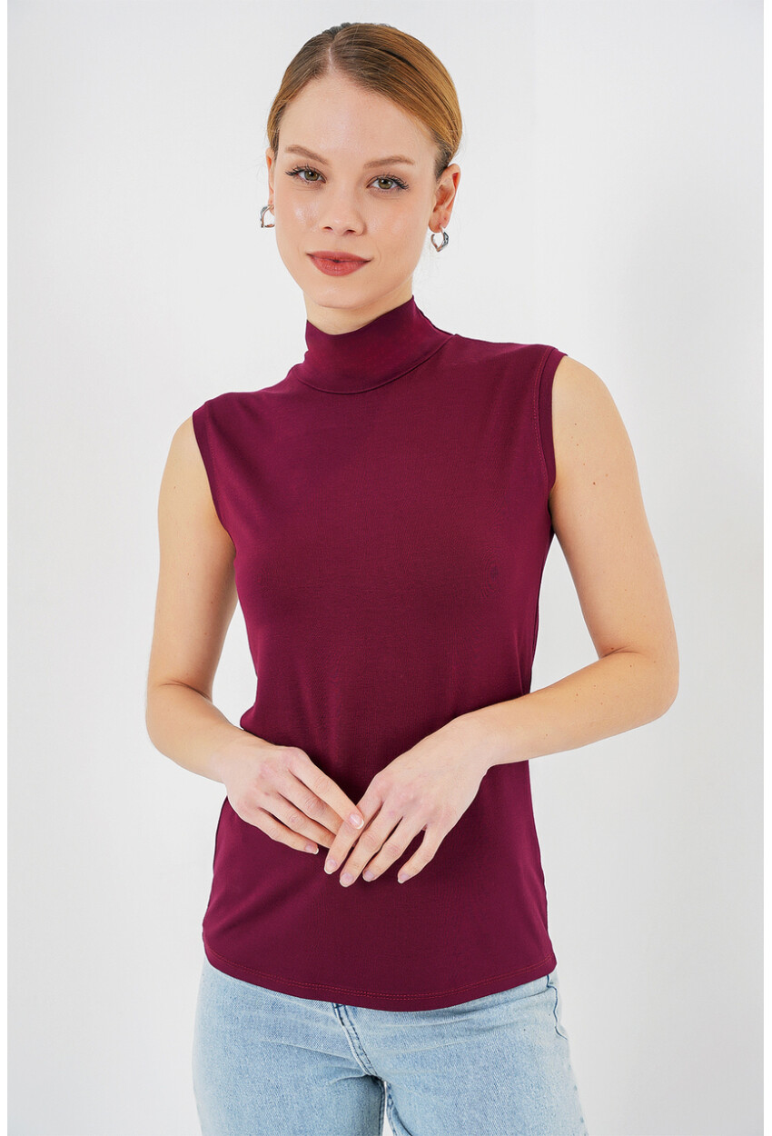 Kadın Kolsuz Body 4348