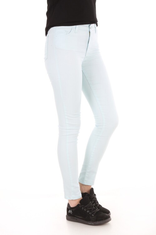 Merterium 6323 BÜYÜK BEDEN GABARDİN PANTOLON - Mint