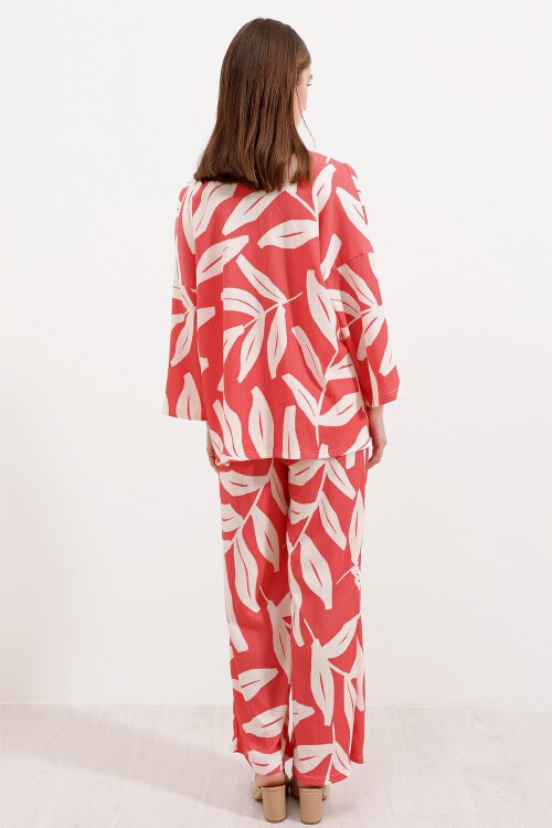 Merterium 6582 Örme İkili Takım - Nar