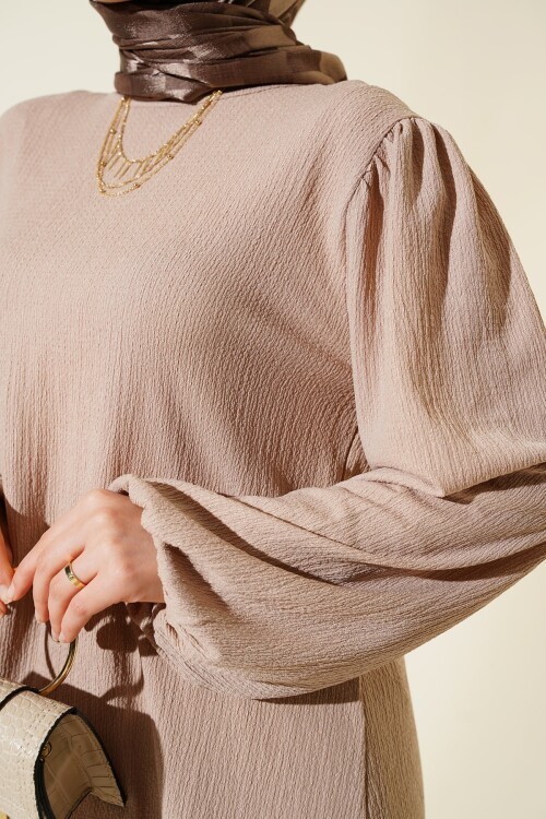 Merterium Kadın Taş Tunik Pantolon Alt Üst Takım 6663