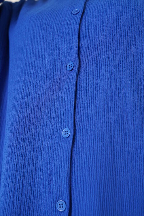 Merterium T5858 Örme Tesettür İkili Takım - Saks