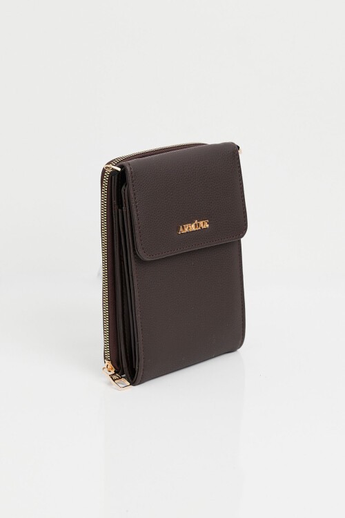 Merterium 010175 Armine Mini Omuz Çantası - Kahverengi