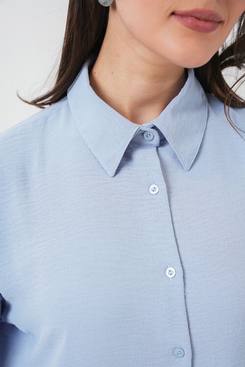 Merterium 6593 Oversize İkili Takım - Mavi