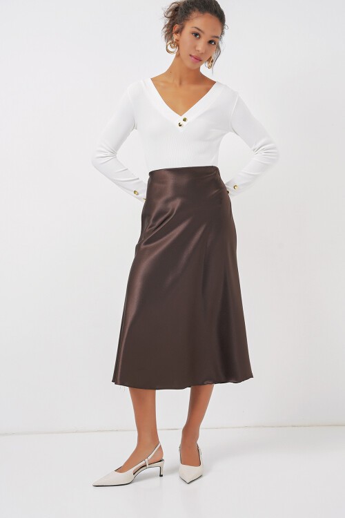 Merterium 923 Uzun Kollu Body - Beyaz