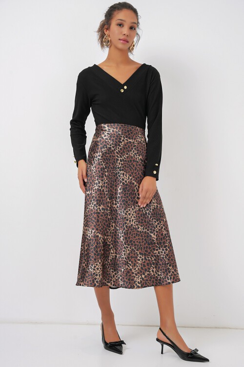 Merterium 923 Uzun Kollu Body - Siyah