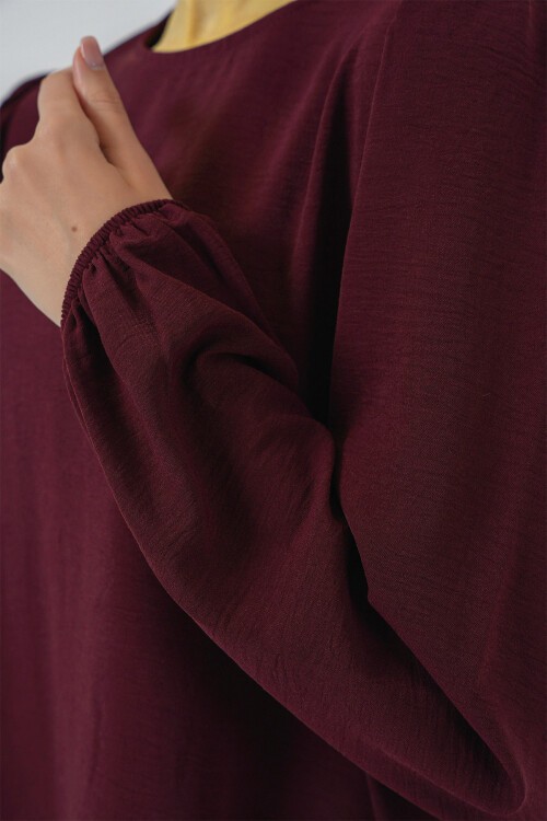 Merterium Ayrobin Tunik Pantolon Alt Üst Takım 6712 - Y.Bordo